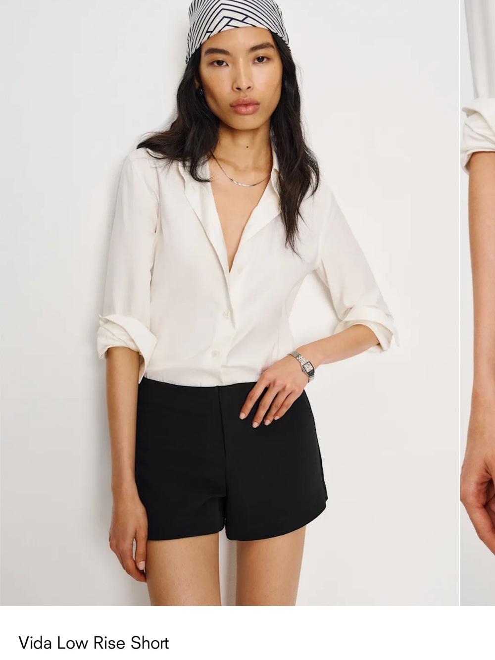 Reformation Vida Low Rise Shorts